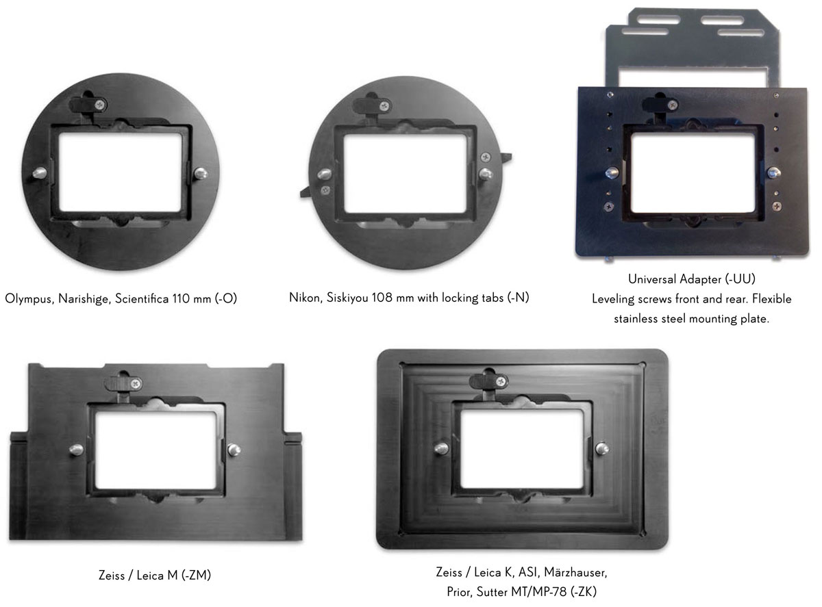 QuickStage Microscope Stage Adapters