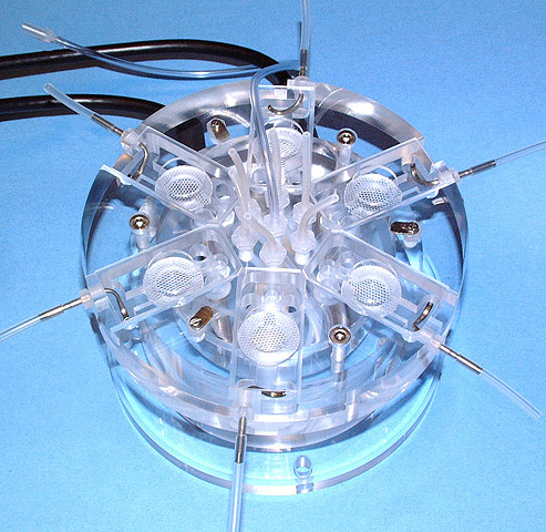 Brain Slice Chamber-3-L4: Four Channel "Large" Chamber